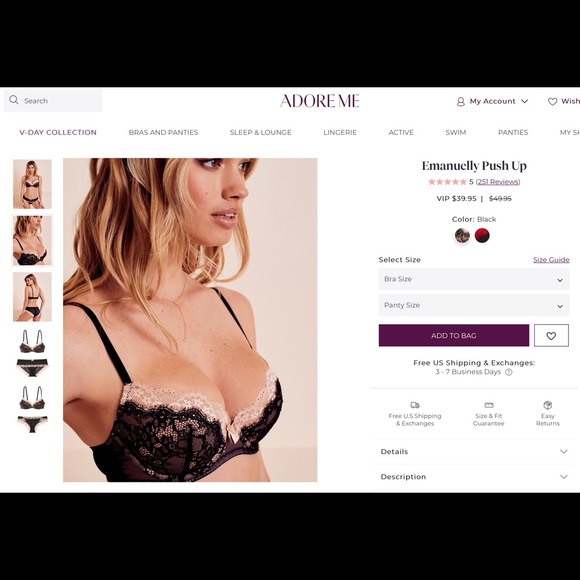 BRAND NEW LACE PUSH UP BRA - Picture 3 of 3